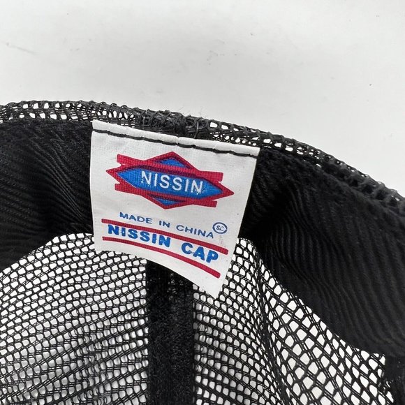 Adjustable Snapback Hat Blue Foam Rope Cord Trucker Cap Artist Piece Vintage VTG - Picture 6 of 7